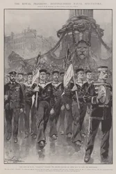 The Royal Progress, Distinguished Naval Spectators